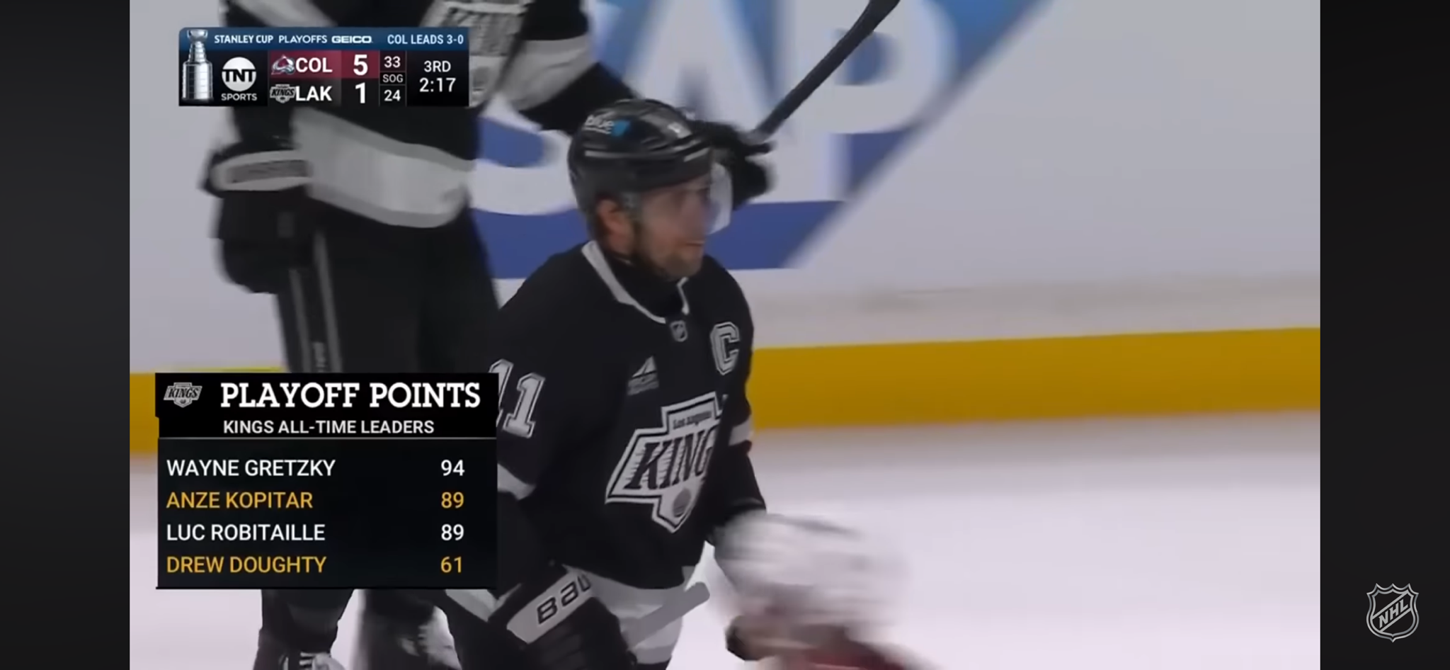 Kopitar says goodbye after final NHL shift
