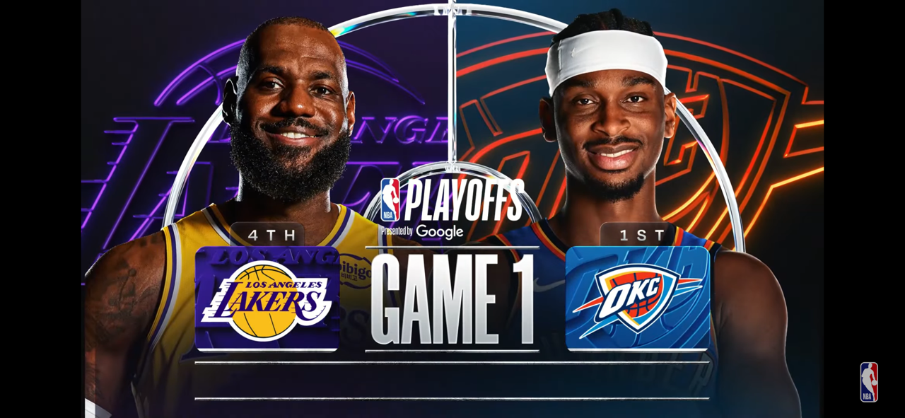 EXTENDED: #4 LAKERS at #1 THUNDER | FULL GAME 1 HIGHLIGHTS
