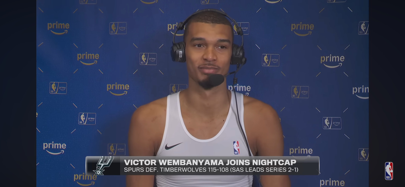 Victor Wembanyama Joins NBA on Prime Nightcap After Historic 39-Point Playoff Performance