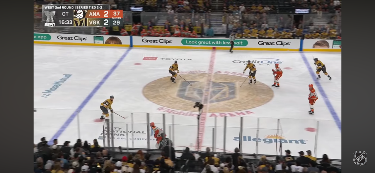 DOROFEYEV wins Game 5 in OVERTIME for VEGAS!!