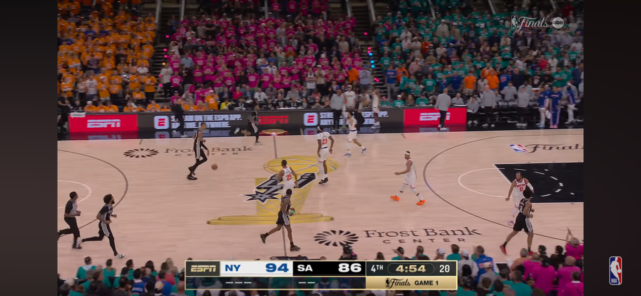Final 4:53 WILD GAME 1 ENDING #3 Knicks at #2 Spurs | June 3, 2026