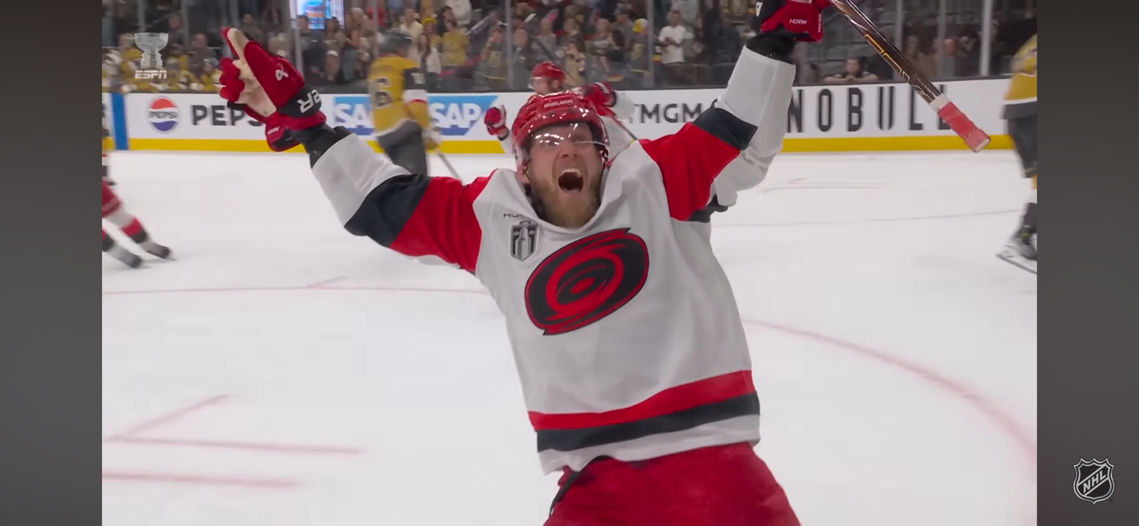 STAAL wins Game 4 FROM THE ICE!