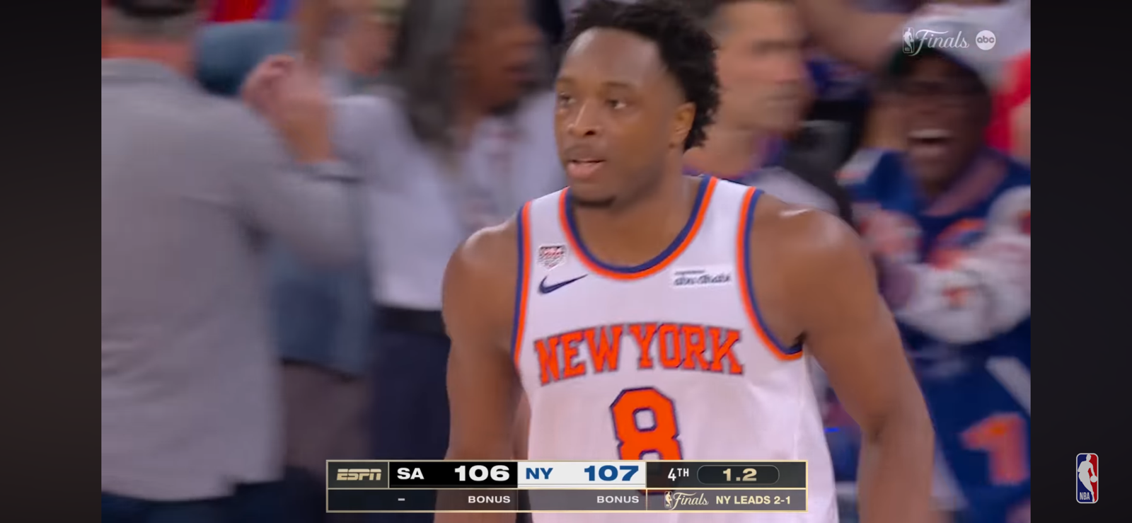 UNREAL GAME 4 ENDING #2 Spurs at #3 Knicks 🤯