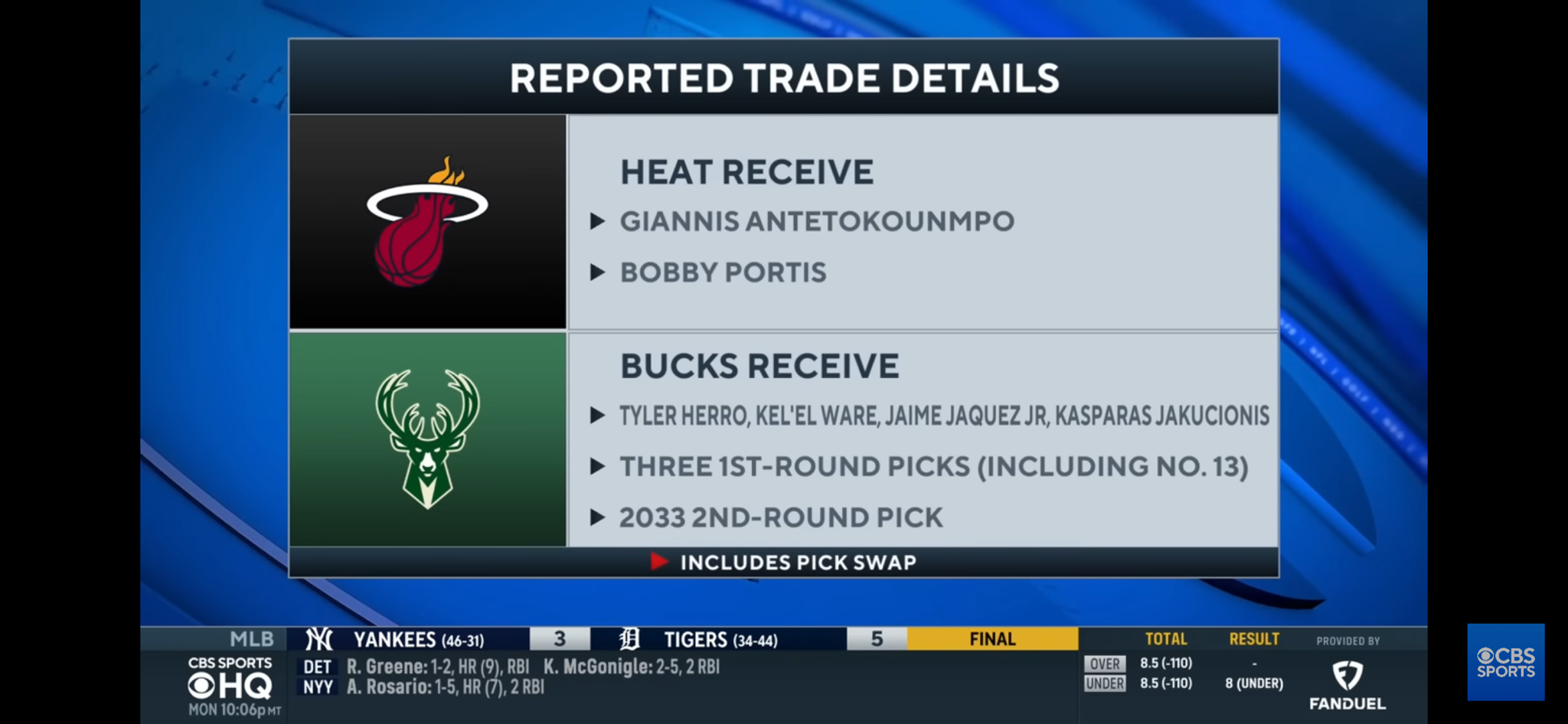Giannis Antetokounmpo traded to Heat in BLOCKBUSTER deal 🚨