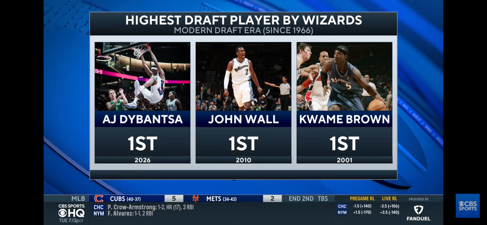 AJ Dybantsa selected No. 1 overall by Wizards | 2026 NBA Draft Grades & Instant Reaction
