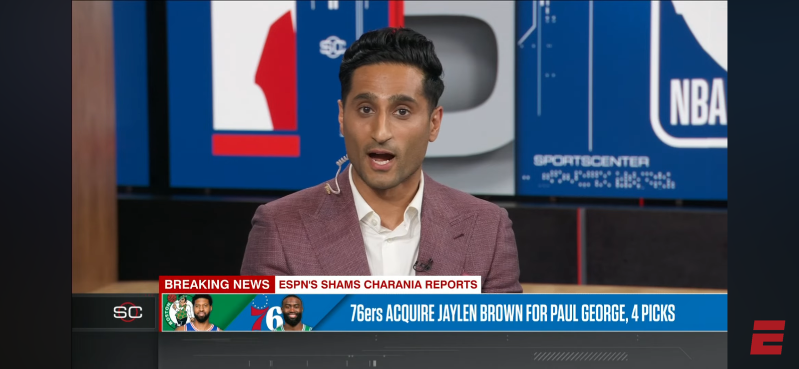 🚨 Celtics trade Jaylen Brown to 76ers 🚨 Shams Charania breaks down the deal