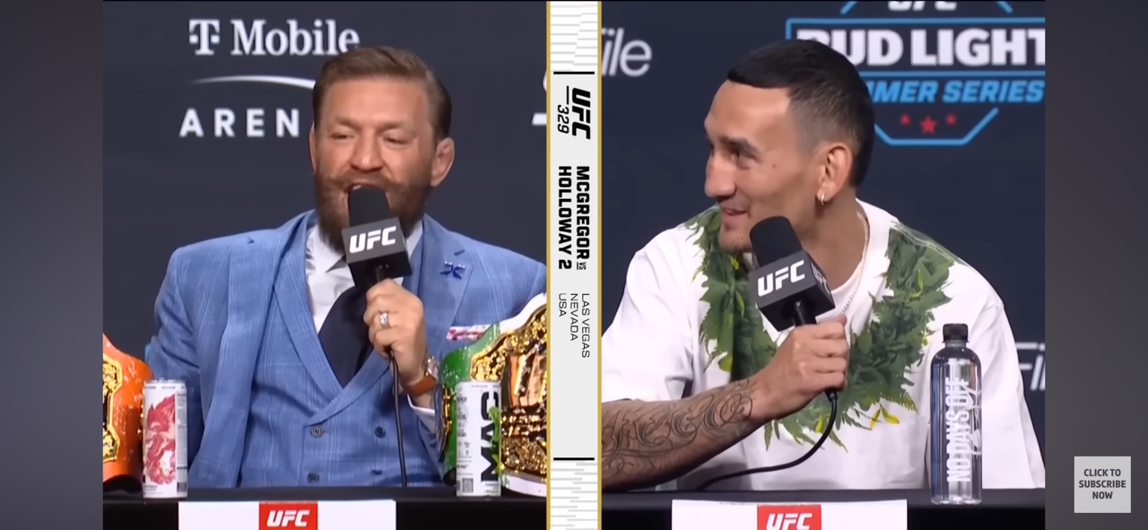 EVERY Conor McGregor line from UFC 329 press conference with Max Holloway 🍿
