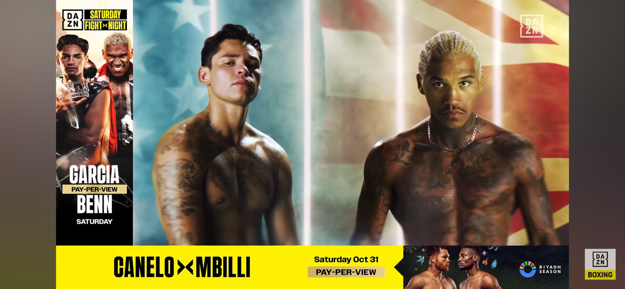 RYAN GARCIA VS. CONOR BENN WEIGH IN LIVESTREAM