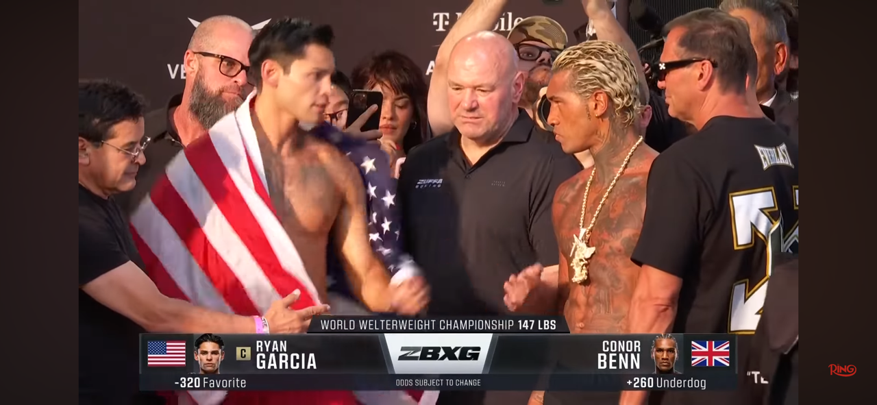FINAL FACE OFF! Ryan Garcia vs Conor Benn | CEREMONIAL WEIGH-IN