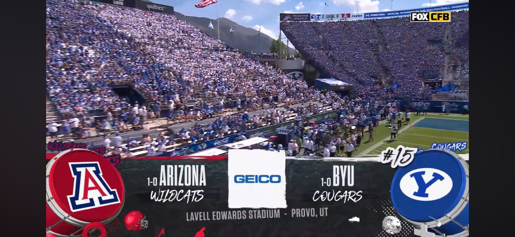Arizona Wildcats vs No. 15 BYU Cougars Highlights 🏈 FOX College Football