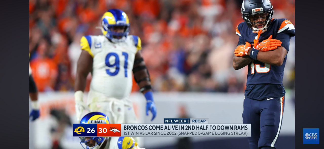 Rams give up 16-point lead as Broncos mount stunning comeback 😳