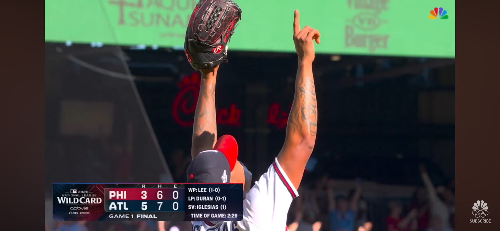 Philadelphia Phillies vs. Atlanta Braves Game 1 | 2026 NL WILD CARD SERIES HIGHLIGHTS