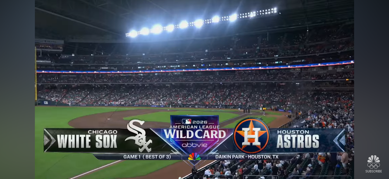 Chicago White Sox vs. Houston Astros Game 1 | 2026 AL WILD CARD SERIES HIGHLIGHTS