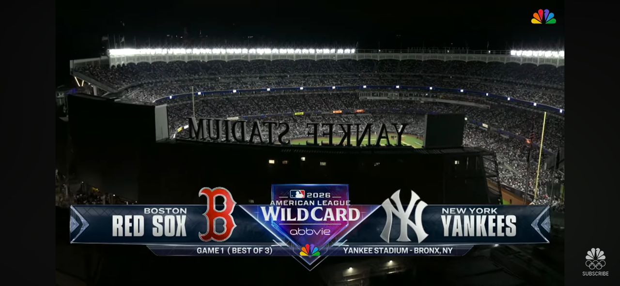 Boston Red Sox vs. New York Yankees Game 1 | 2026 AL WILD CARD SERIES HIGHLIGHTS