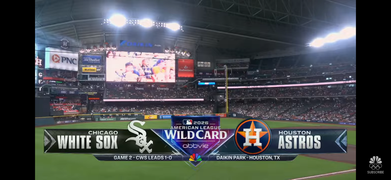 Chicago White Sox vs. Houston Astros Game 2 | 2026 AL WILD CARD SERIES HIGHLIGHTS