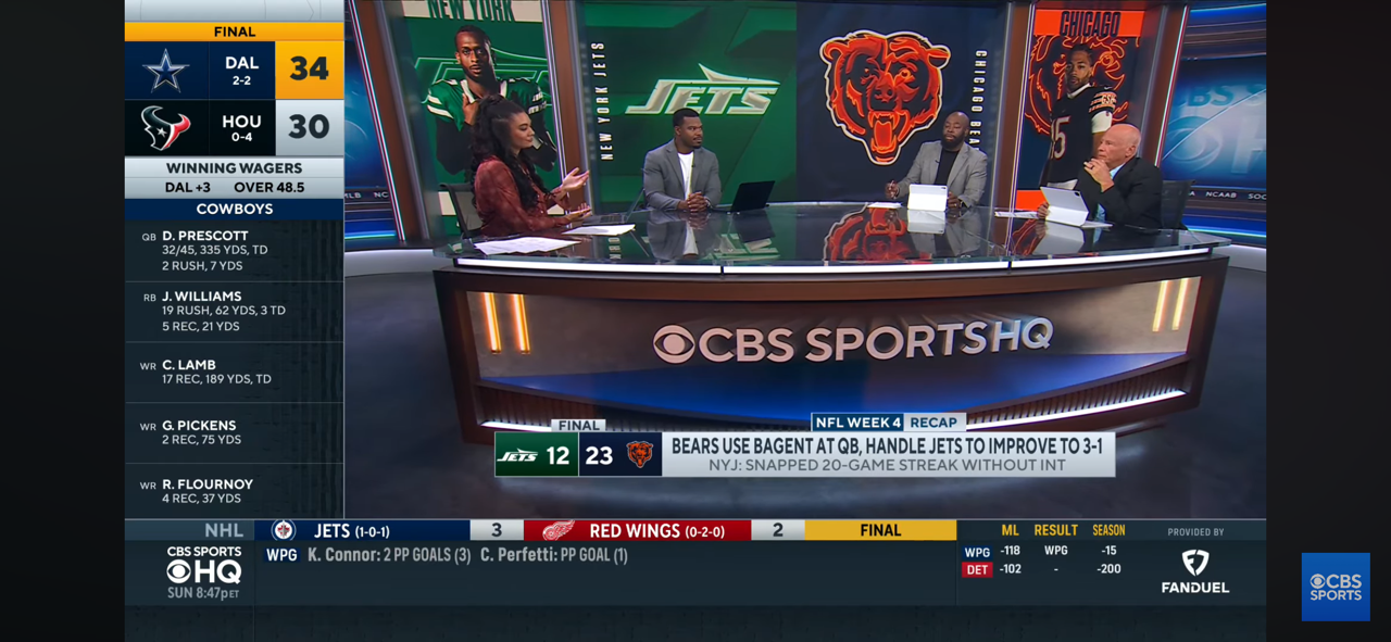 Bears DOMINATE Jets on the ground to improve to 3-1 in Week 4