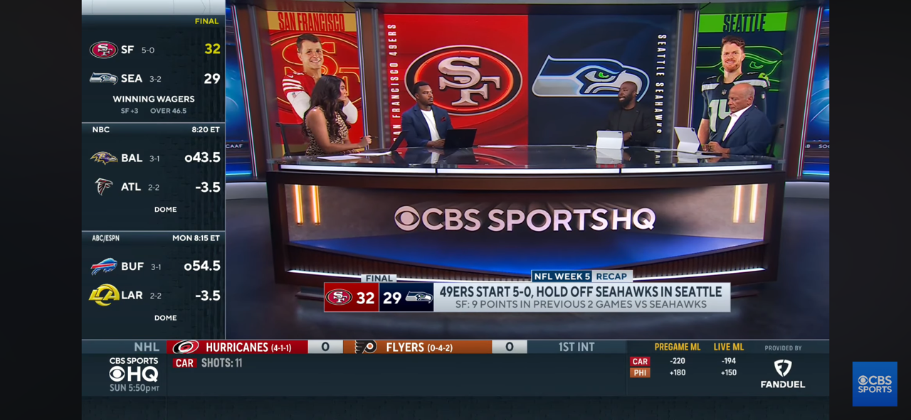 49ers outmuscle Seahawks to improve to 5-0 | Is Kyle Shanahan the coach of the year?