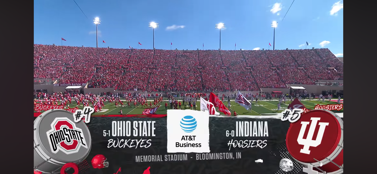 No. 4 Ohio State Buckeyes vs No. 5 Indiana Hoosiers Highlights 🏈 FOX College Football