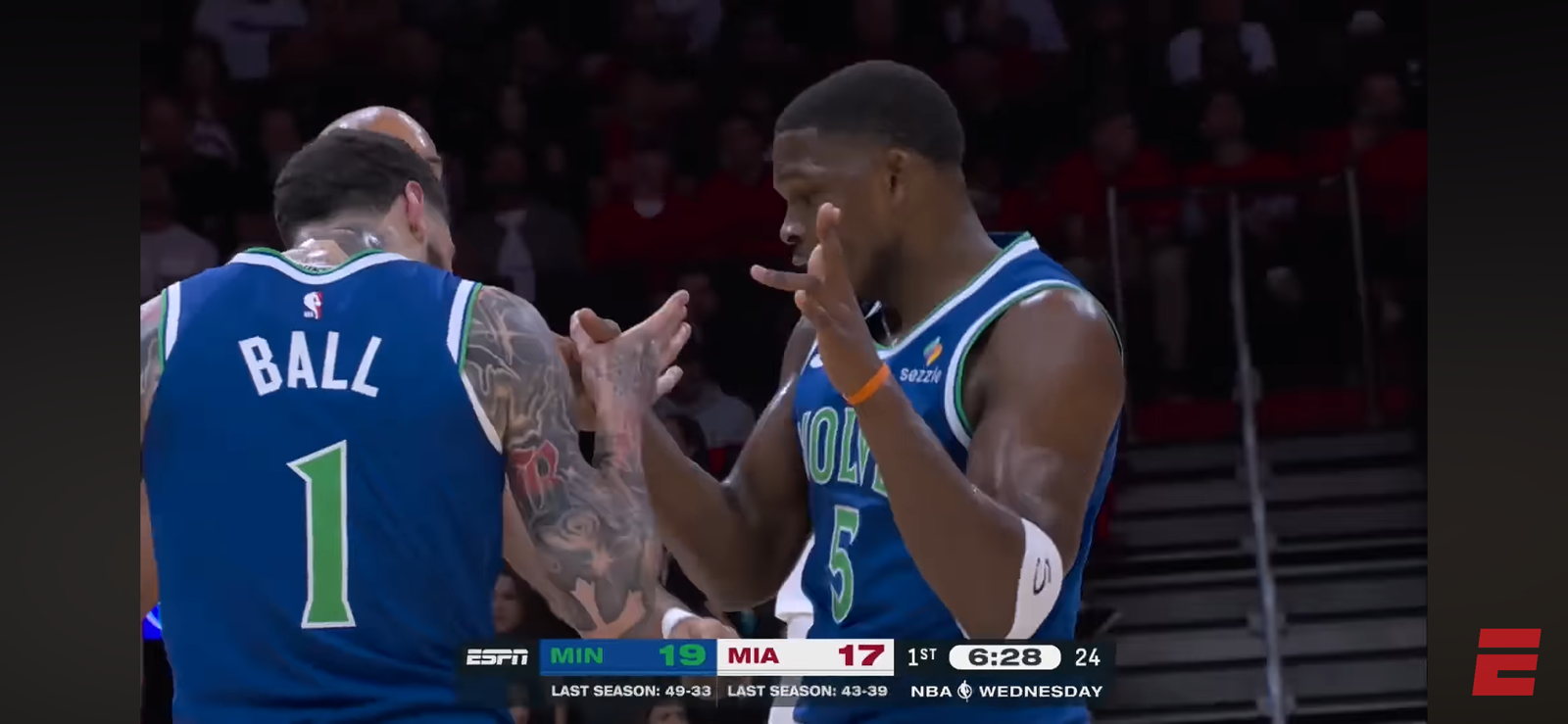 MINNESOTA MELO BALLIN IN MIAMI 🔥 LaMelo Ball’s Timberwolves debut | NBA on ESPN